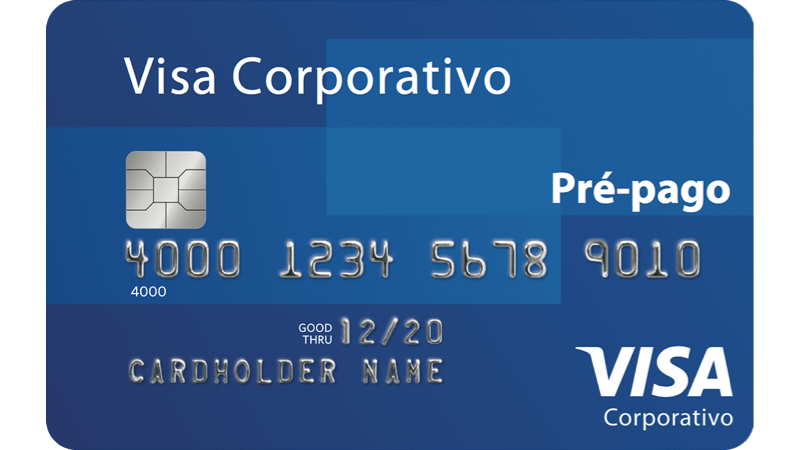 Cartão Visa Corporativo Pré-pago