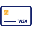 Ícone de um Cartão de Crédito Visa