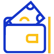 wallet with card icon