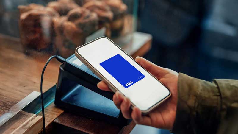 Virtual card on mobile phone