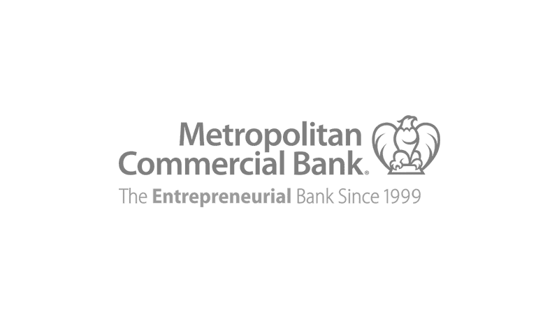Metropolitan Commercial Bank logo.