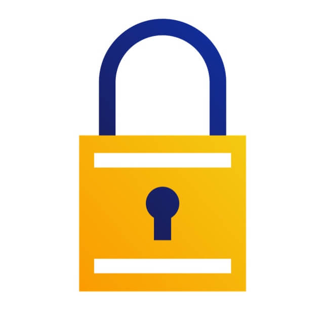 Padlock icon.