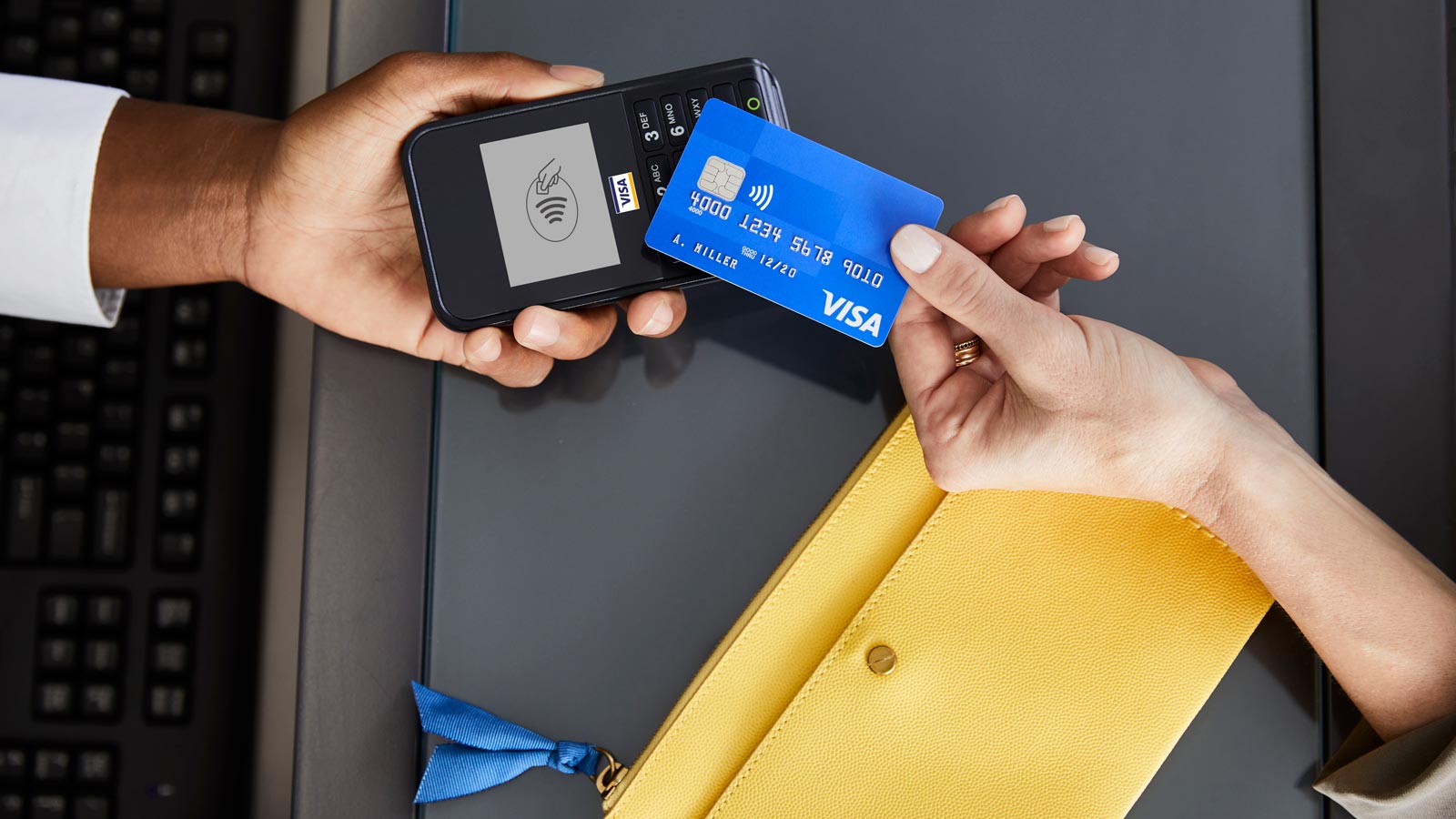 improve-your-business-cash-flow-contactless-payment-1600x900 Woman making contactless payment