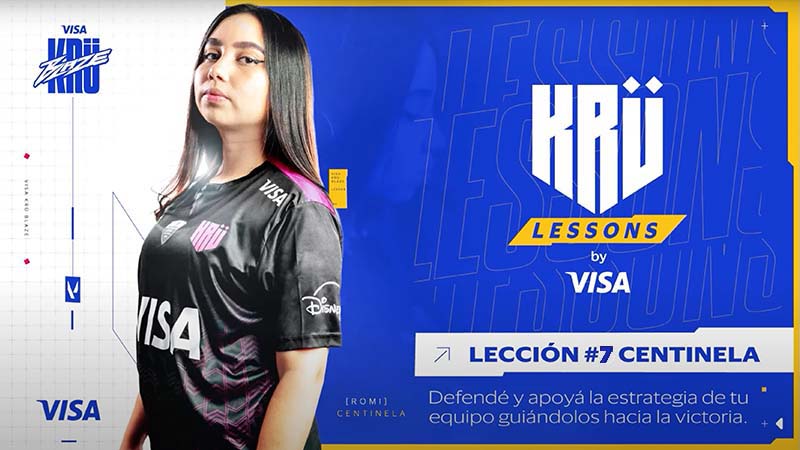 Romi Centinela del equipo de Kru como presentadora de la lección#7
