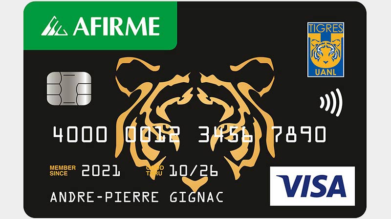 Afirme presenta la renovada tarjeta Tigres Afirme Visa | Visa