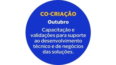 Outubro - Capacitação e validações para suporte ao desenvolvimento técnico e de negócios das soluções