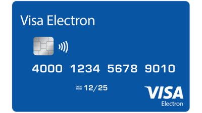 Cartão Visa Electron.