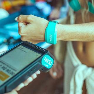 Pagamento por aproximação de pulseira