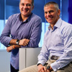 Antonio Soares, CEO da Conductor, e Fernando Teles, presidente da Visa do Brasil.