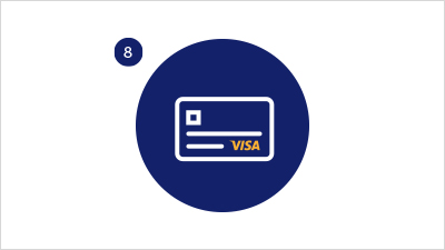 Ícone cartão Visa