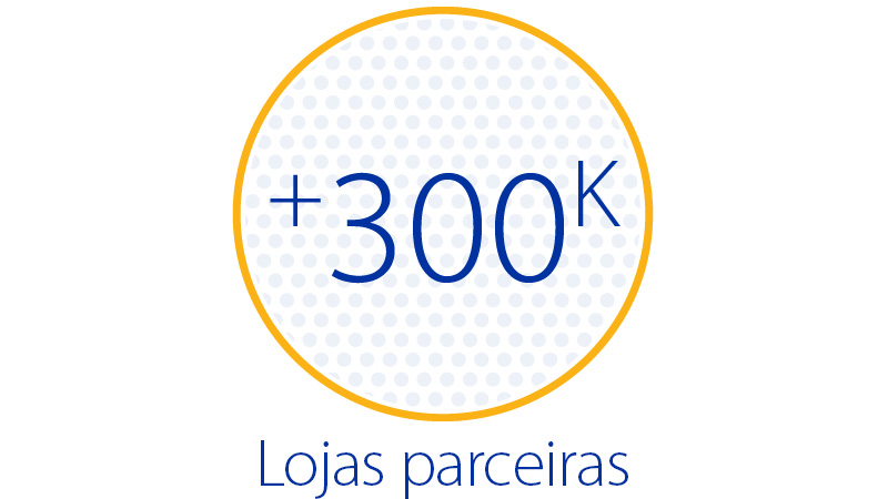 300k lojas parceiras 300k lojas parceiras