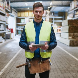 Compra de materiais de construção têm aumento.