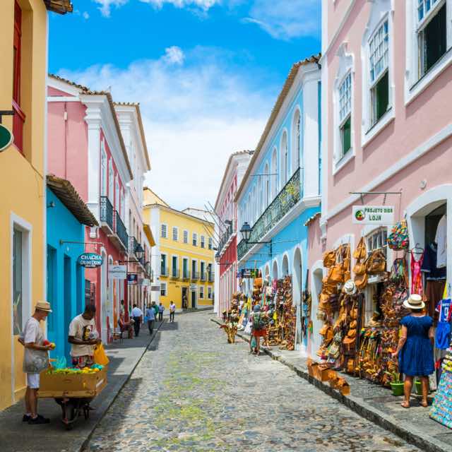 Pelourinho em Salvador, Bahia.