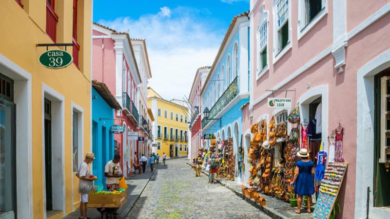 Pelourinho em Salvador, Bahia.